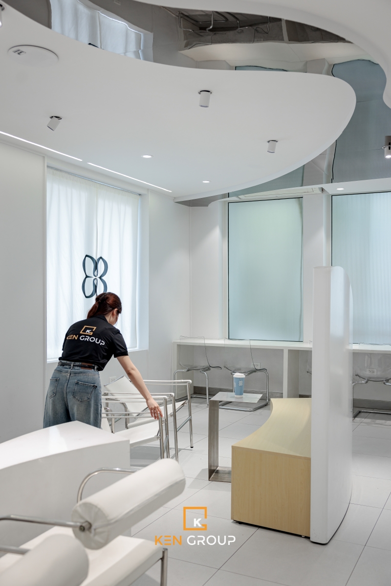 Thi công quán cafe Bông Biêng tại Đội Cấn